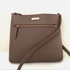 Kate Spade ♠️ Taupe Crossbody Bag